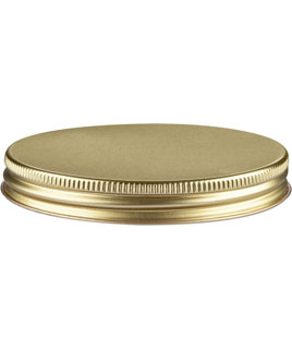 100 MM Gold screw metal cap