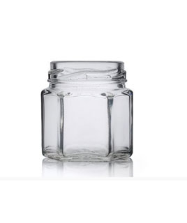45 ml Hexagonal Glass Jar